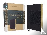 Zondervan - Niv, Wide Margin Bible (a Bible That Welcomes Note-Taking), Leathersoft, Navy, Red Letter, Comfort Print