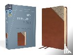 Zondervan - Zondervan: Niv, Thinline Bible, Leathersoft, Brown, Red Lett