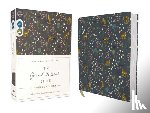 Zondervan, Zondervan - NIV, Journal the Word Bible (Perfect for Note-Taking), Double-Column, Cloth over Board, Navy Floral, Red Letter, Comfort Print