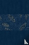 Zondervan - Niv, Thinline Bible, Compact, Leathersoft, Blue Floral, Red Letter, Comfort Print