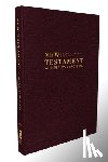 Zondervan - Niv, New Testament with Psalms and Proverbs, Pocket-Sized, Paperback, Burgundy, Comfort Print
