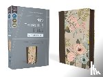 Zondervan - Niv, Thinline Bible, Large Print, Leathersoft, Floral, Zippered, Red Letter, Comfort Print