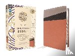 Zondervan - NIV Application Bible, Leathersoft, Coral/Gray, Red Letter, Thumb Indexed, Comfort Print: Bringing the Ancient Message of the Bible Into Your World