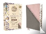 Zondervan - NIV Application Bible, Large Print, Leathersoft, Pink/Gray, Red Letter, Thumb Indexed, Comfort Print: Bringing the Ancient Message of the Bible Into Y