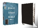 Christianity Today Intl - Niv, Quest Study Bible, Large Print, Bonded Leather, Black, Thumb Indexed, Comfort Print: The Only Q and A Study Bible