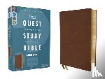 Christianity Today Intl - Niv, Quest Study Bible, Large Print, Leathersoft, Brown, Comfort Print: The Only Q and A Study Bible