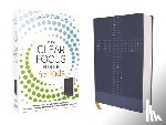 Zondervan - NIrV, Clear Focus Bible for Kids (Help Kids with ADHD or Dyslexia Read with Confidence), Leathersoft, Blue