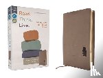 Walk Thru the Bible - Niv, Read. Think. Live., Leathersoft, Brown, Comfort Print: 365-Day NIV Devotional Bible - Discover Your Part in God's Plan