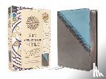 Zondervan - NIV Application Bible, Leathersoft, Teal/Grey, Red Letter, Comfort Print: Bringing the Ancient Message of the Bible Into Your World