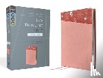 Zondervan - NIV, Thinline Bible, Large Print, Leathersoft, Pink, Red Letter, Comfort Print