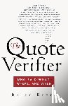 Keyes, Ralph - The Quote Verifier