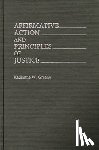 Greene, Kathanne W. - Affirmative Action and Principles of Justice