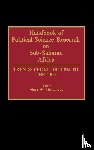 Delancey, Mark W. - Handbook of Political Science Research on Sub-Saharan Africa