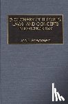 Roeckelein, Jon - Dictionary of Theories, Laws, and Concepts in Psychology