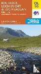 Ordnance Survey - Ben Alder, Loch Ericht & Loch Laggan, Dalwhinnie