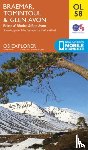 Ordnance Survey - Braemar, Tomintoul & Glen Avon, Beinn a' Bhuird & Ben Avon
