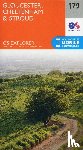 Ordnance Survey - Gloucester, Cheltenham and Stroud
