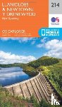 Ordnance Survey - Llanidloes and Newtown - Y Drenewydd