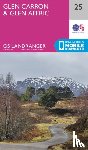 Ordnance Survey - Glen Carron & Glen Affric
