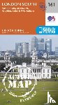 Ordnance Survey - London South, Westminster, Greenwich, Croydon, Esher & Twickenham
