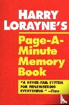 Lorayne, Harry - Harry Lorayne's Page-a-Minute Memory Book