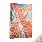 Paperblanks - 2026 Firebird (Birds of Happiness) Mini 18-month Horizontal Hardcover Flexi Dayplanner 2025-2026 (Elastic Band Closure)