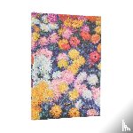 Paperblanks - 2026 Monet's Chrysanthemums Midi 18-month Horizontal Hardcover Flexi Dayplanner 2025-2026 (Elastic Band Closure)