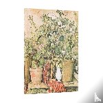 Paperblanks - 2026 Cezanne's Terracotta Pots and Flowers Mini 12-month Verso Hardcover Flexi Dayplanner 2026 (Elastic Band Closure)