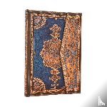 Paperblanks - 2026 Safavid Indigo (Safavid Binding Art) Midi 12-month Verso Hardcover Flexi Dayplanner 2026 (Wrap Closure)