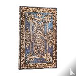 Paperblanks - 2026 Blue Luxe (Luxe Design) Maxi 12-month Horizontal Hardcover Flexi Dayplanner 2026 (Elastic Band Closure)