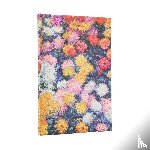 Paperblanks - 2026 Monet's Chrysanthemums Maxi 12-month Vertical Hardcover Flexi Dayplanner 2026 (Elastic Band Closure)