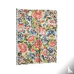 Paperblanks - 2026 Pear Garden (Peking Opera Embroidery) Ultra 12-month Horizontal Hardcover Flexi Dayplanner 2026 (Wrap Closure)