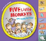 Christelow, Eileen - Five Little Monkeys Get Ready for Bed Touch-and-Feel Tabbed Board Book