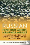 Rojavin, Marina (Bryn Mawr College, Rojavin, Alexander (Temple University - Russian Function Words: Meanings and Use