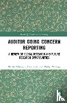 Geiger, Marshall A., Gold, Anna, Wallage, Philip - Auditor Going Concern Reporting