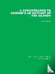 Bender, Todd K. - A Concordance to Conrad's An Outcast of the Islands