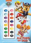 Golden Books - All Paws on Deck! (Paw Patrol): Activity Book with Paintbrush and 16 Watercolors [With Paint Brush and Paint]