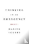 Scarry, Elaine (Harvard University) - Thinking in an Emergency