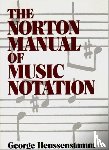 Heussenstamm, George - Norton Manual of Music Notation