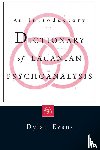 Evans, Dylan - An Introductory Dictionary of Lacanian Psychoanalysis