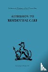  - Admission to Residential Care