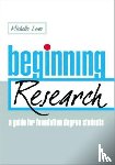 Lowe, Michelle (Staffordshire University - Beginning Research