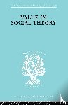 Streeten, Paul - Value in Social Theory
