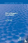 Page, Norman - The Language of Jane Austen (Routledge Revivals)