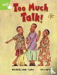  - Rigby Star Guided Phonic Opportunity Readers Green: Too Much Talk Pupil Bk (Single)
