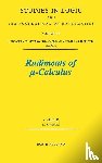 - Rudiments of Calculus