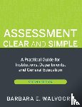 Walvoord, Barbara E. (Notre Dame - Assessment Clear and Simple