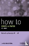  - How To Write a Paper