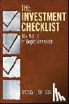 Shearn, Michael (Southwestern University) - The Investment Checklist