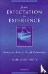 White, James Boyd - From Expectation to Experience